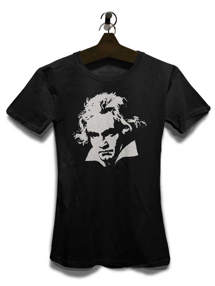 beethoven-damen-t-shirt schwarz 3