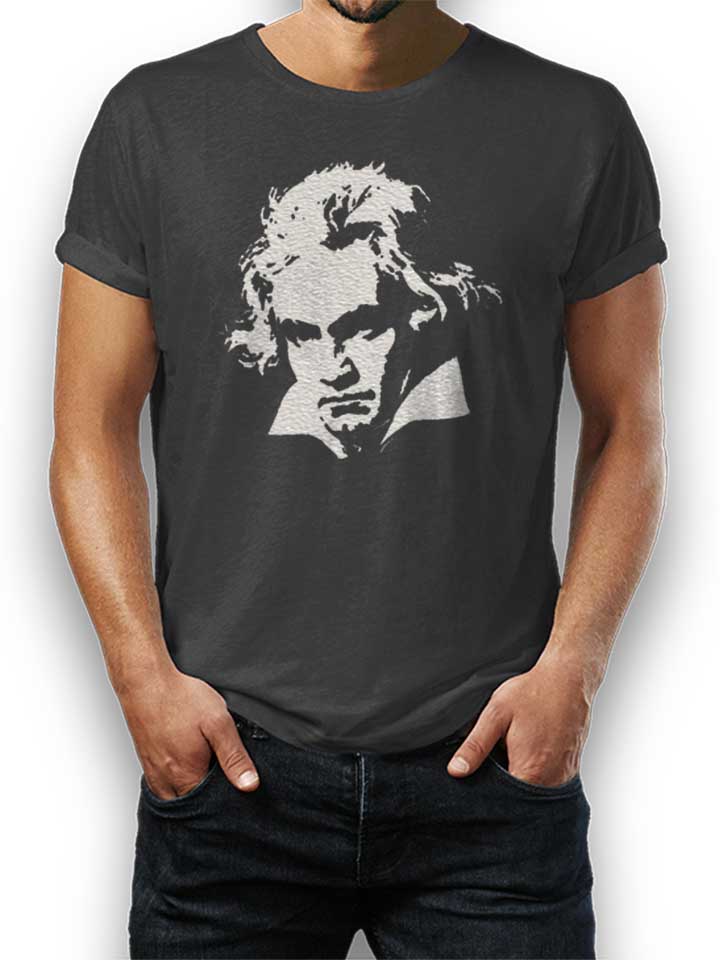 Beethoven T-Shirt gris-fonc L