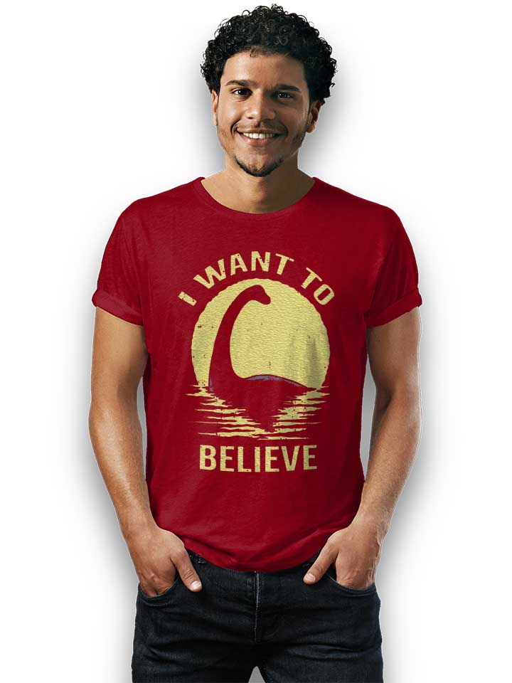 believe-in-nessie-t-shirt bordeaux 2