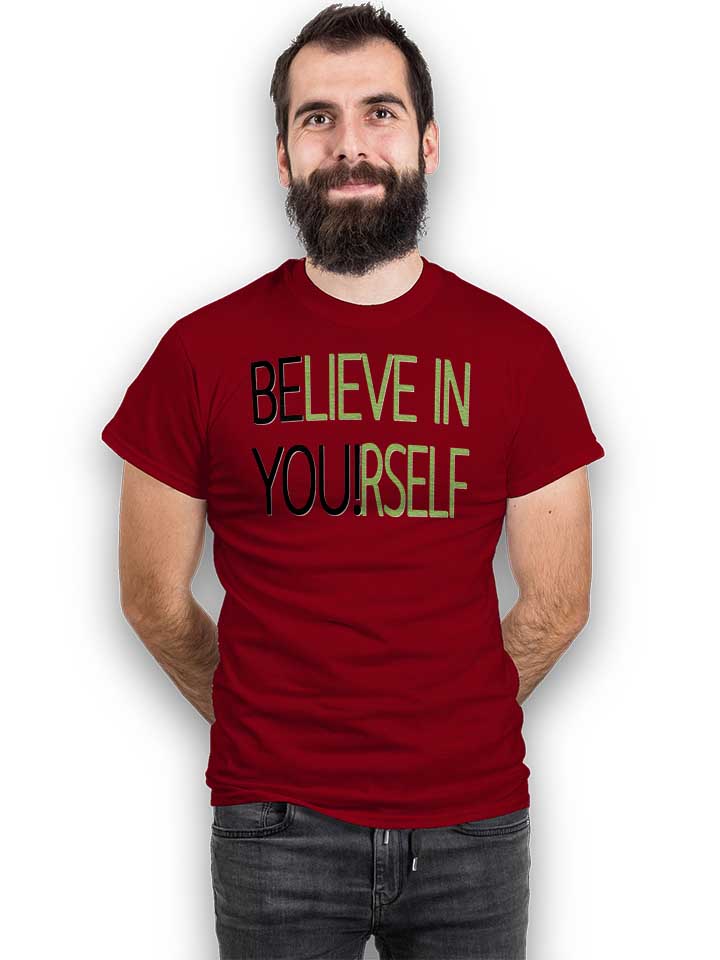 believe-in-yourself-t-shirt bordeaux 2
