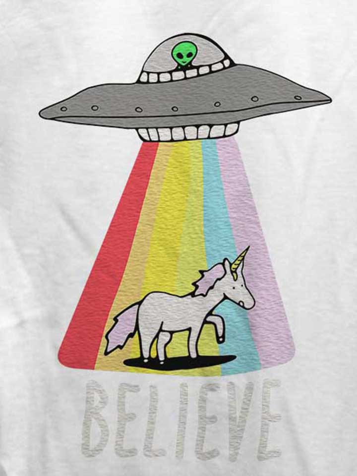 believe-ufo-unicorn-damen-t-shirt weiss 4