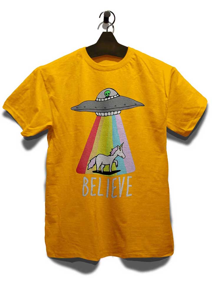 believe-ufo-unicorn-t-shirt gelb 3