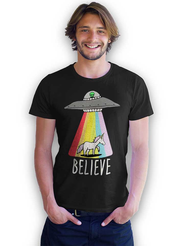 believe-ufo-unicorn-t-shirt schwarz 2