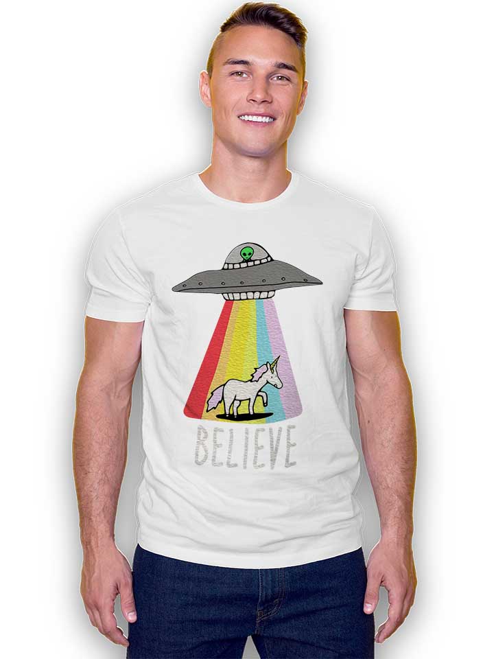 believe-ufo-unicorn-t-shirt weiss 2