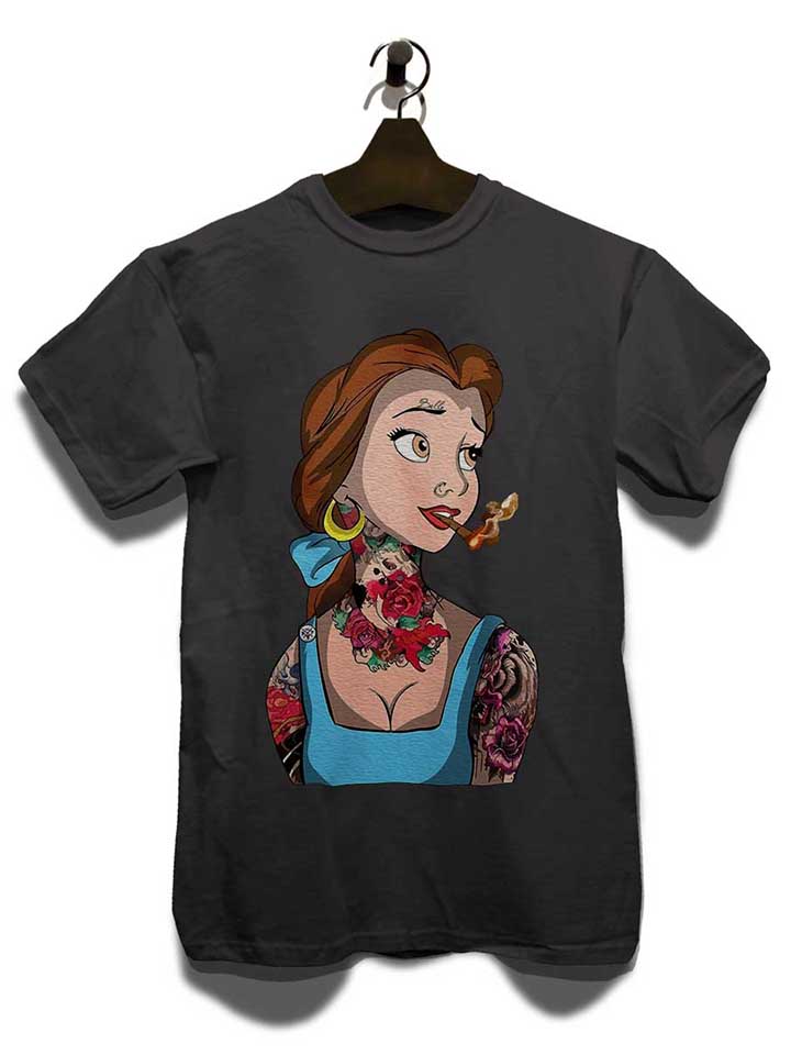belle-princess-tattoo-t-shirt dunkelgrau 3