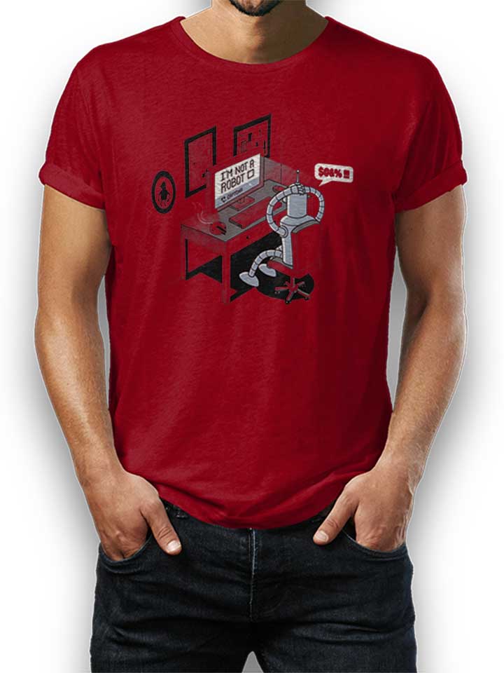 Bender Chaptcha T-Shirt bordeaux L