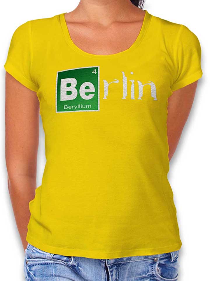 Berlin Womens T-Shirt yellow L