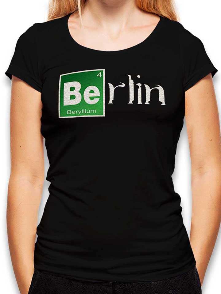 Berlin T-Shirt Femme noir L