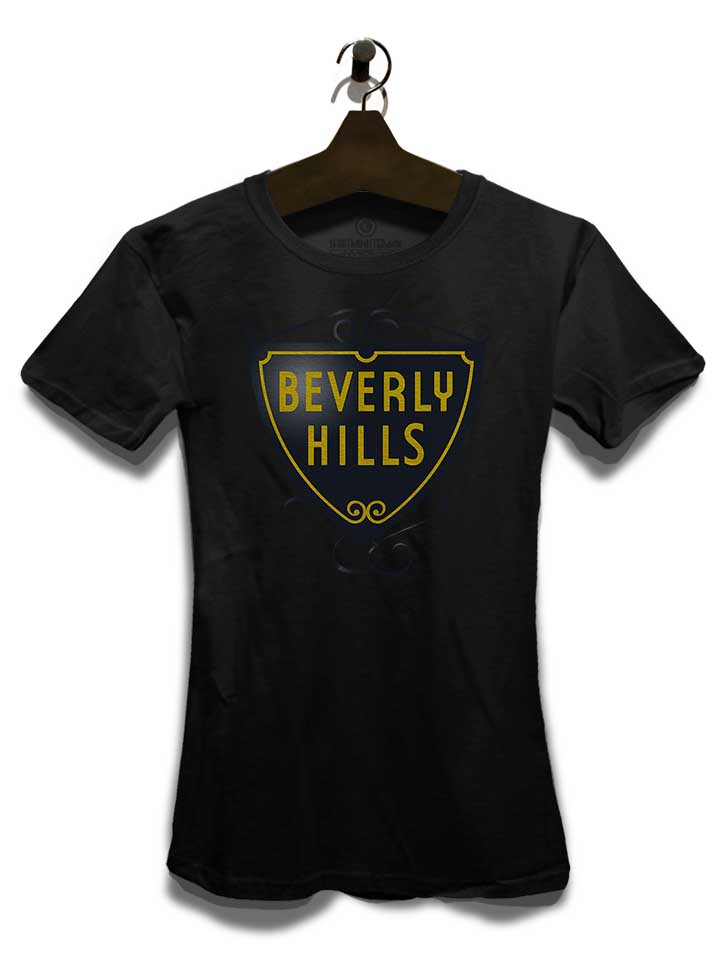 berverly-hills-logo-damen-t-shirt schwarz 3