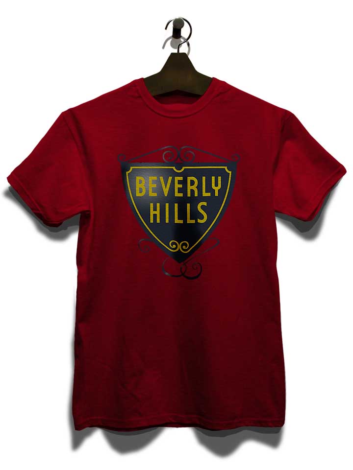 berverly-hills-logo-t-shirt bordeaux 3
