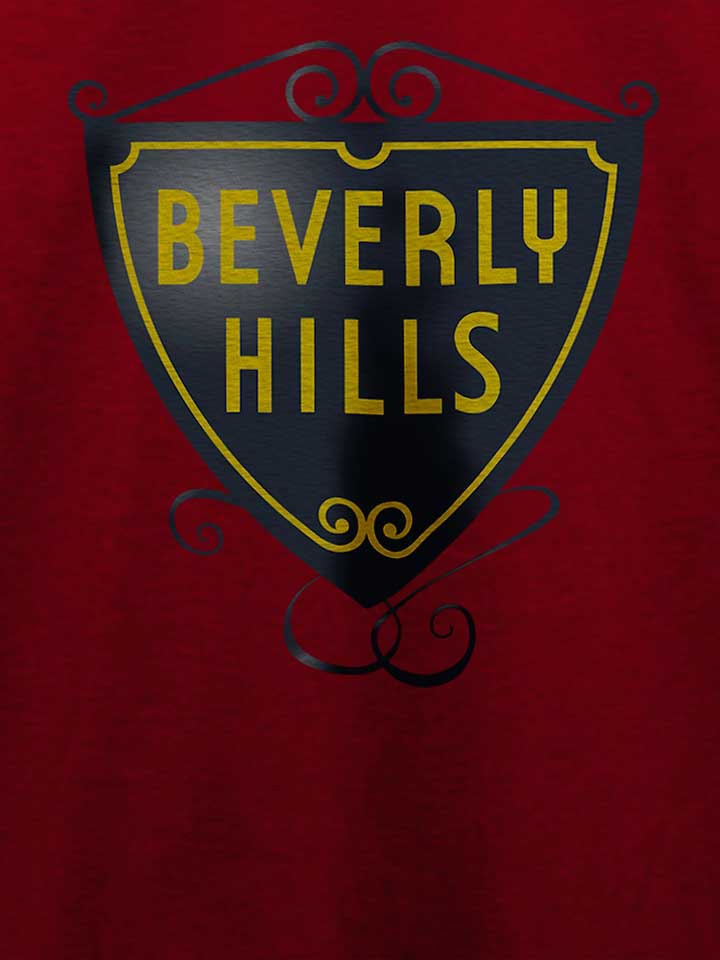 berverly-hills-logo-t-shirt bordeaux 4