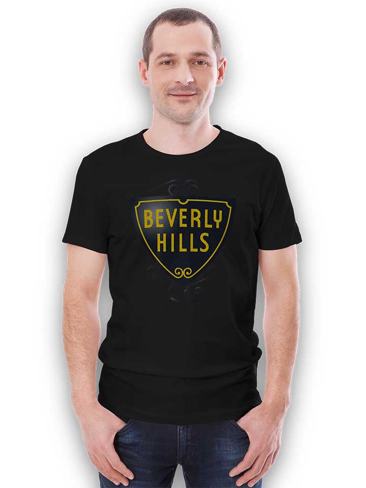 berverly-hills-logo-t-shirt schwarz 2