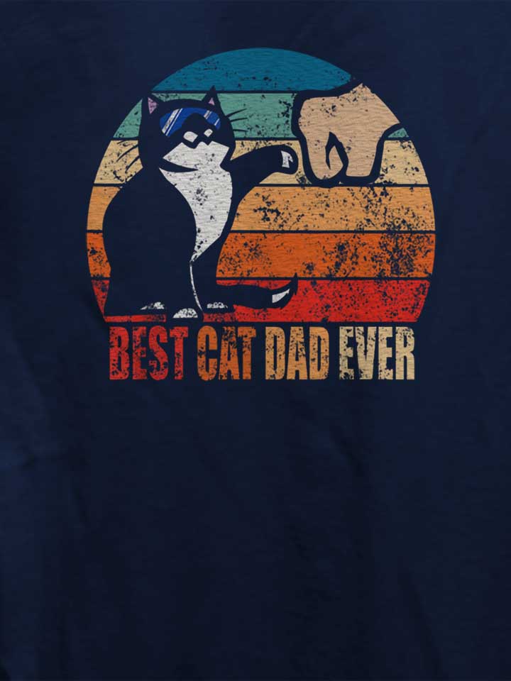 best-cat-dad-ever-02-damen-t-shirt dunkelblau 4