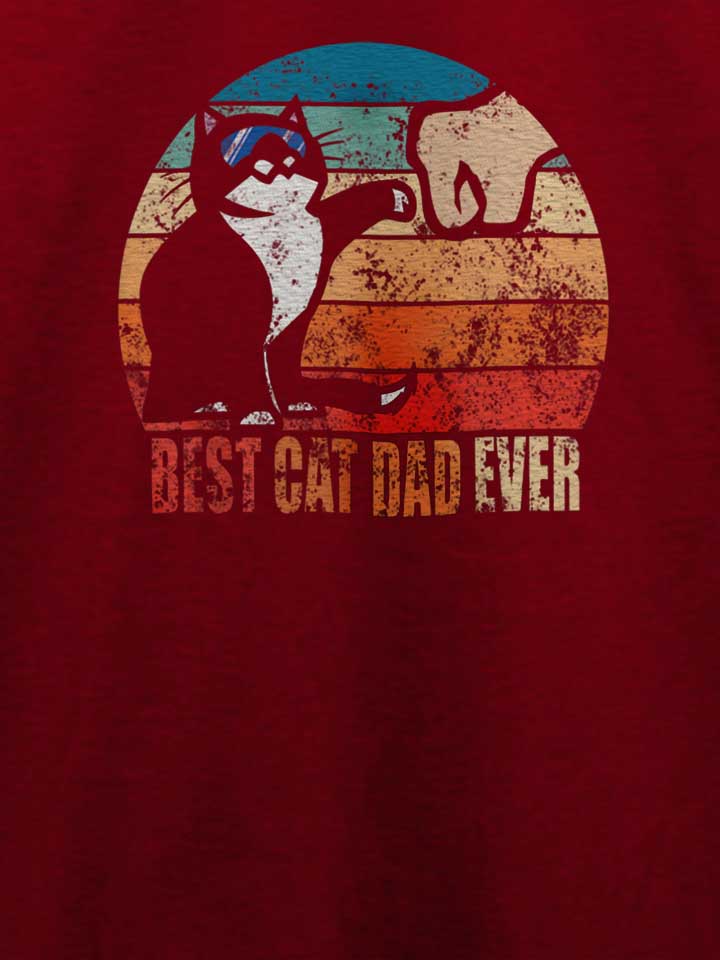 best-cat-dad-ever-02-t-shirt bordeaux 4