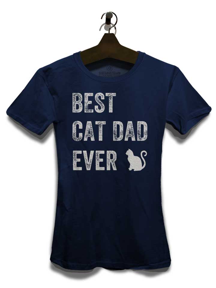 best-cat-dad-ever-damen-t-shirt dunkelblau 3