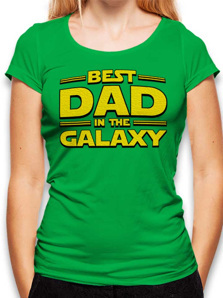 best-dad-in-the-galaxy-damen-t-shirt gruen 1