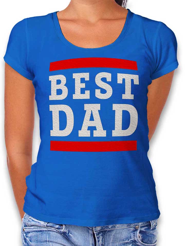 Best Dad Damen T-Shirt royal L