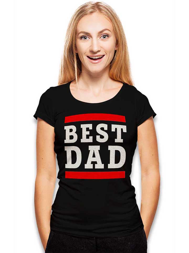 best-dad-damen-t-shirt schwarz 2