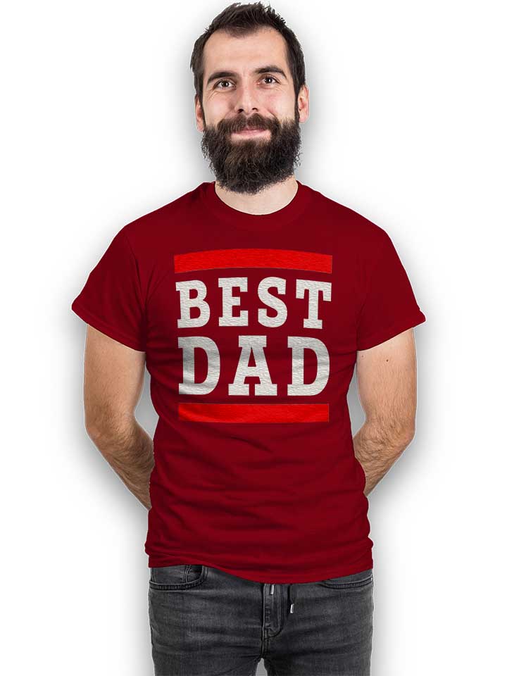 best-dad-t-shirt bordeaux 2