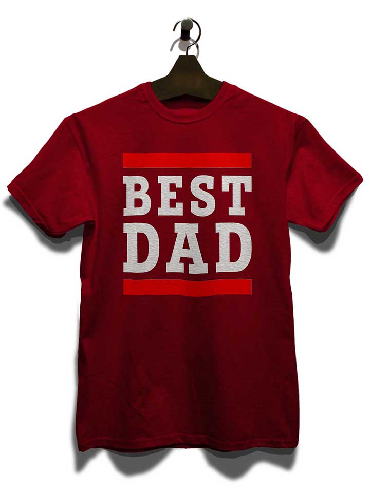 best-dad-t-shirt bordeaux 3