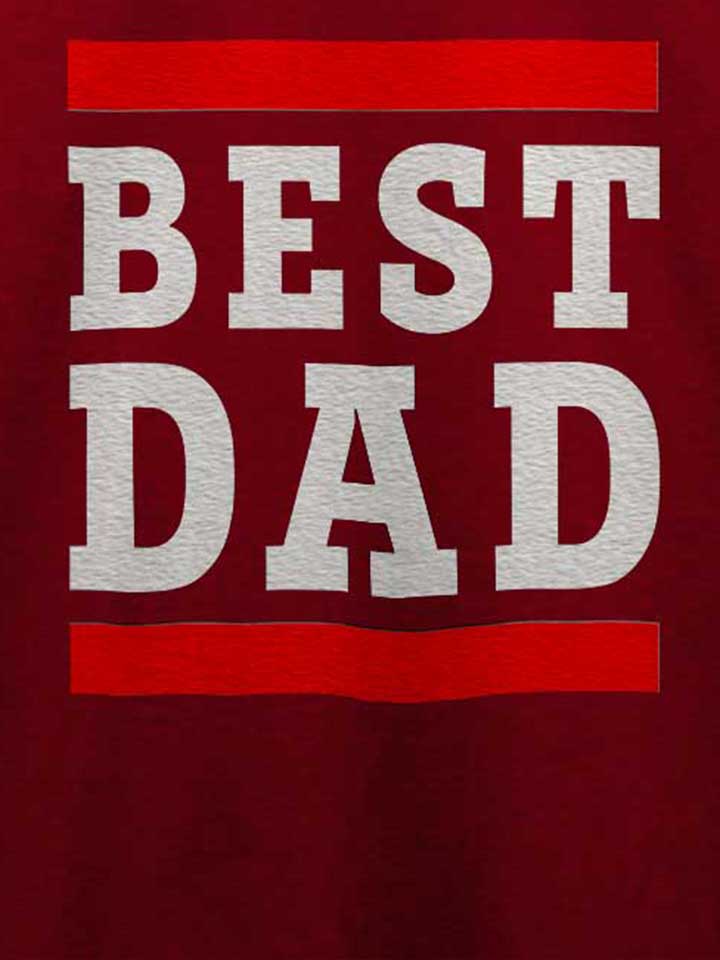 best-dad-t-shirt bordeaux 4