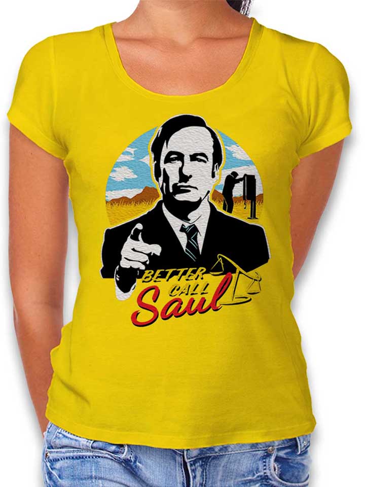 Better Call Saul Desert Camiseta Mujer amarillo L