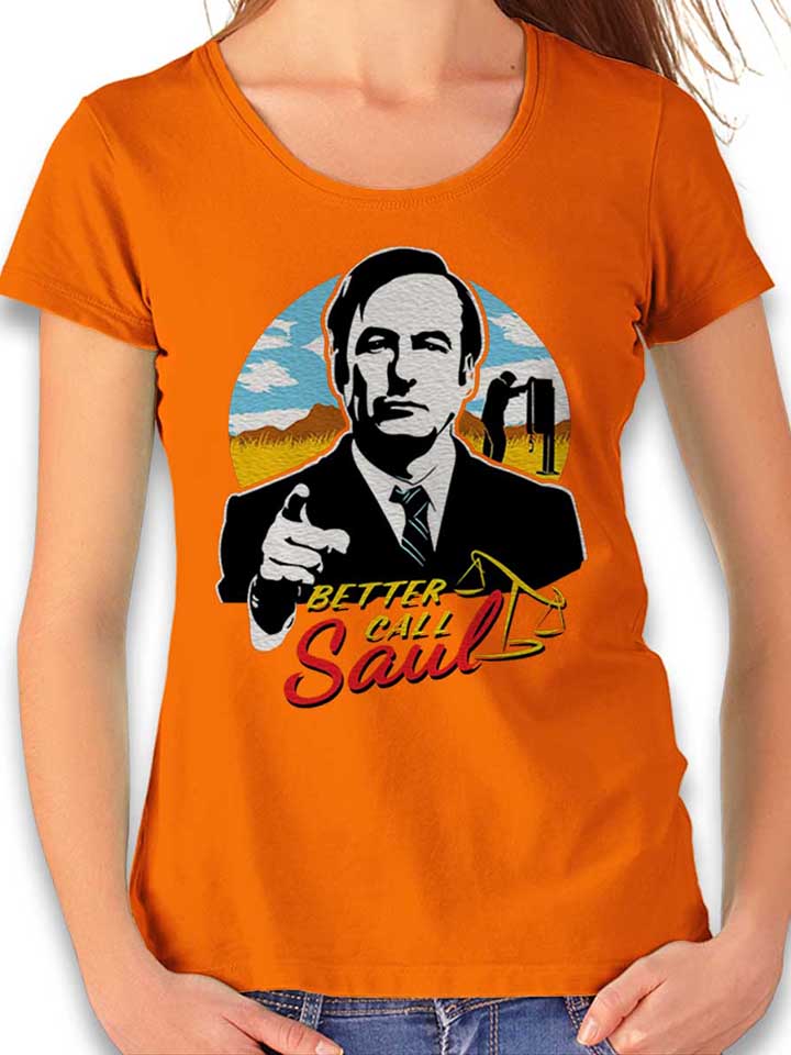 better-call-saul-desert-damen-t-shirt orange 1