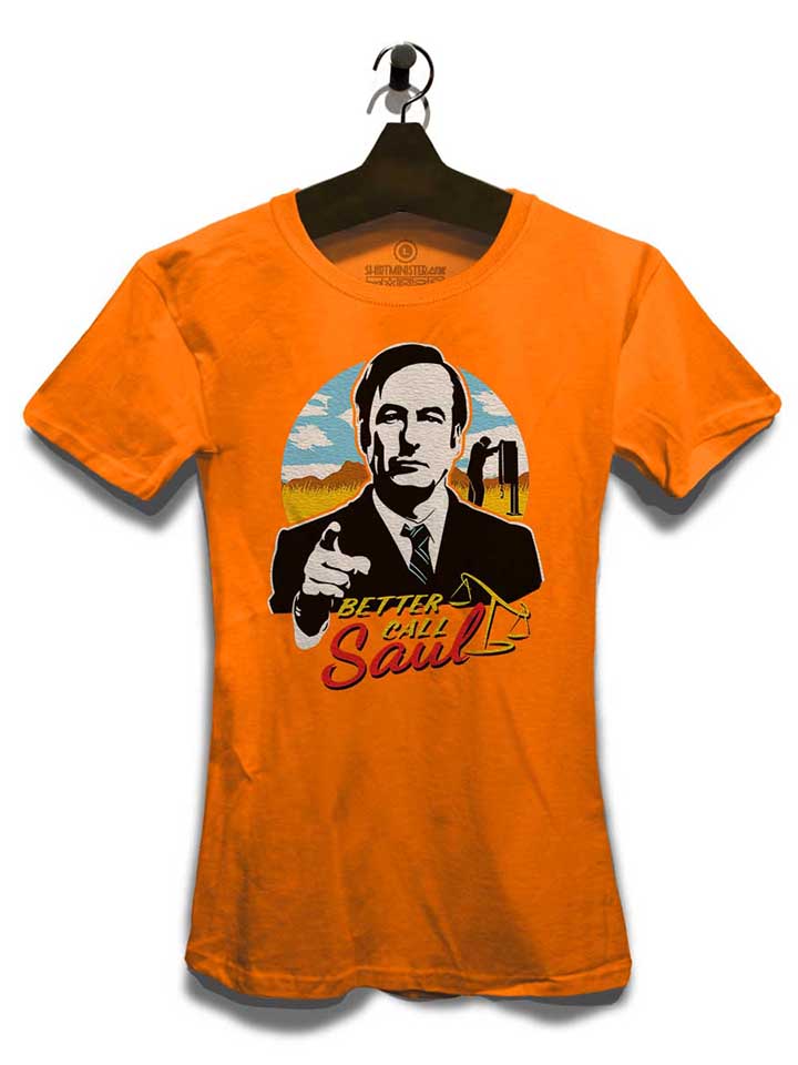 better-call-saul-desert-damen-t-shirt orange 3