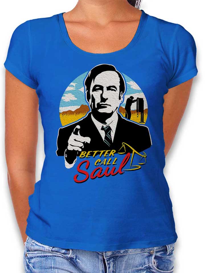 Better Call Saul Desert T-Shirt Femme bleu-roi L