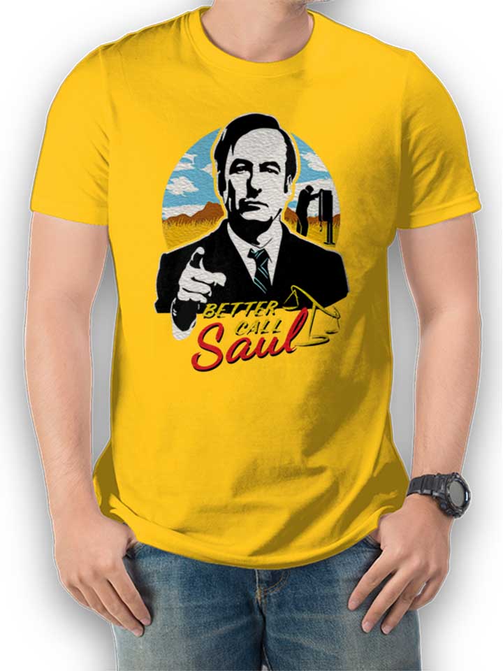 Better Call Saul Desert T-Shirt yellow L