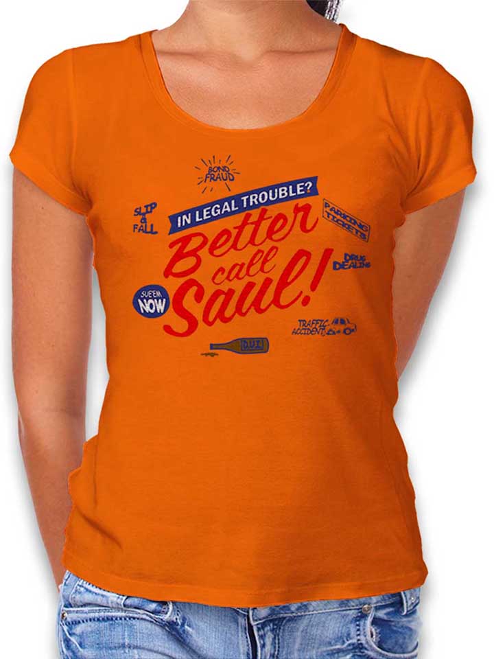 Better Call Saul Camiseta Mujer naranja L