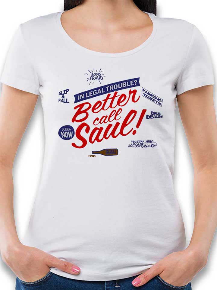 better-call-saul-damen-t-shirt weiss 1