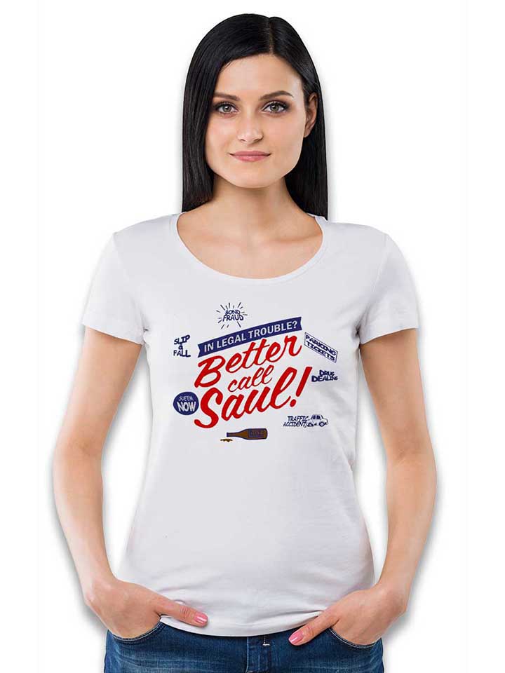 better-call-saul-damen-t-shirt weiss 2
