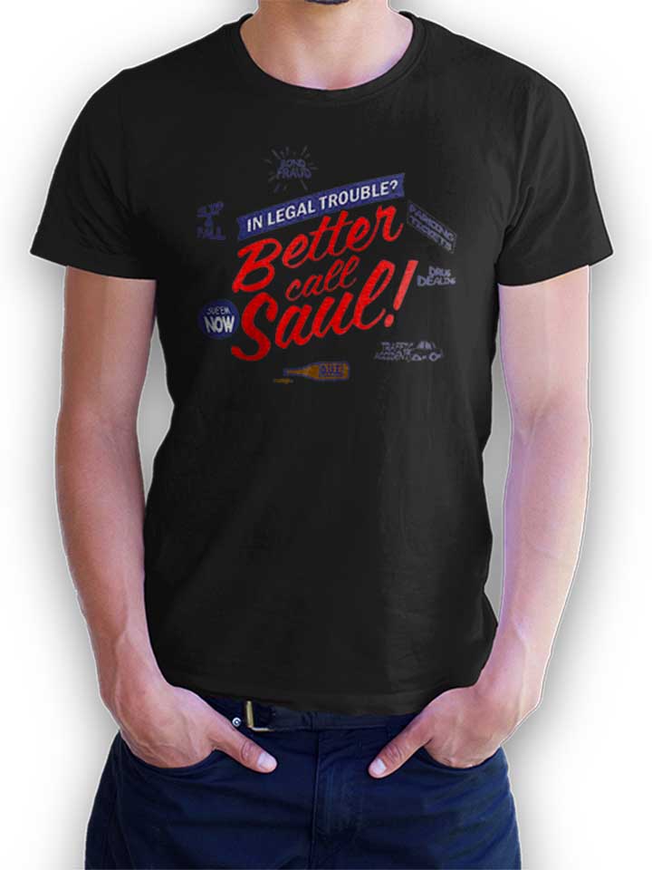 Better Call Saul T-Shirt schwarz L
