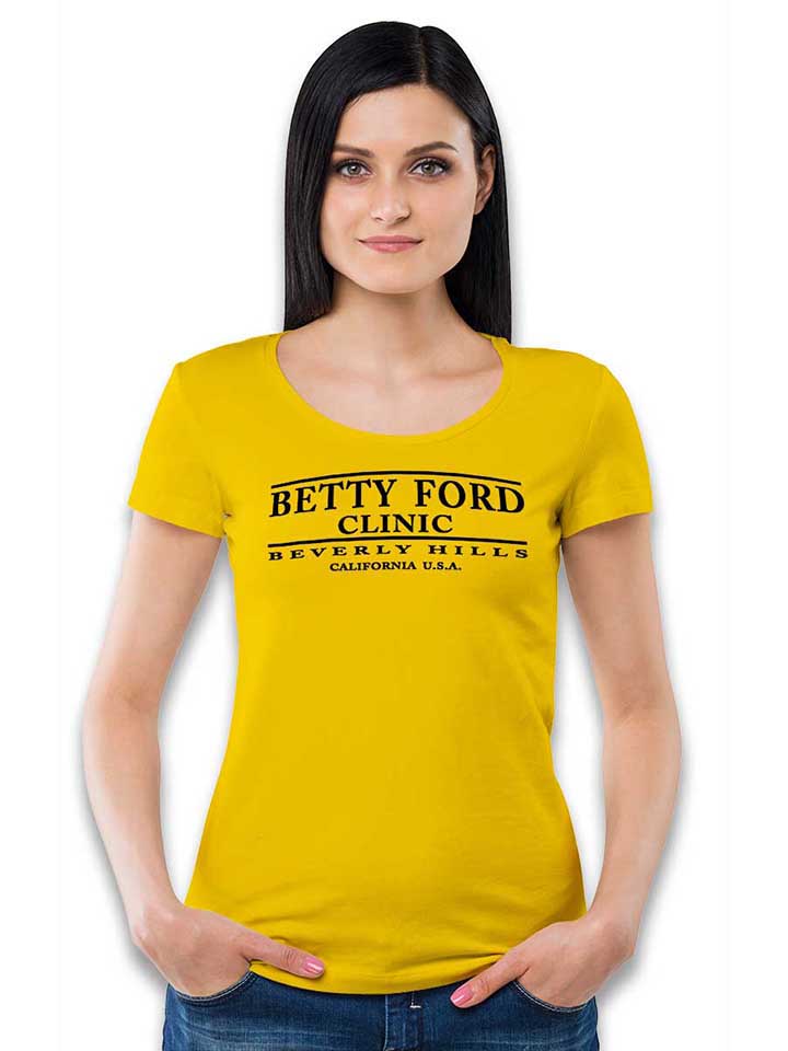 betty-ford-clinic-black-damen-t-shirt gelb 2