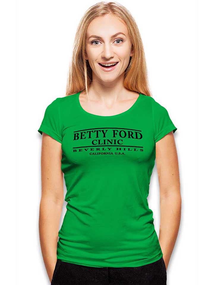 betty-ford-clinic-black-damen-t-shirt gruen 2