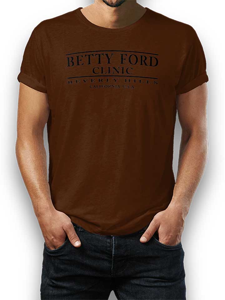 Betty Ford Clinic Black T-Shirt braun L