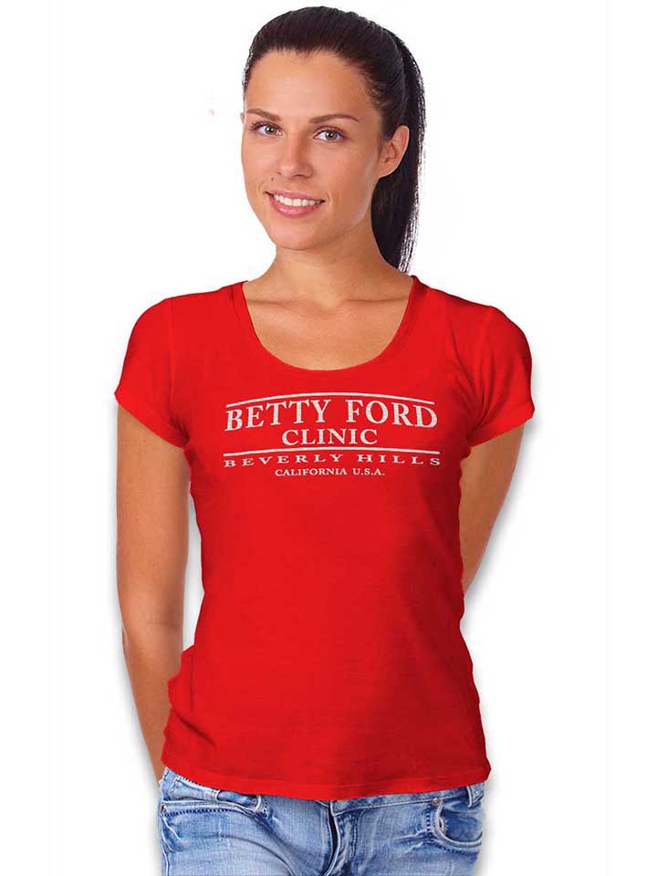 betty-ford-clinic-damen-t-shirt rot 2