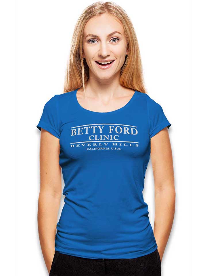 betty-ford-clinic-damen-t-shirt royal 2