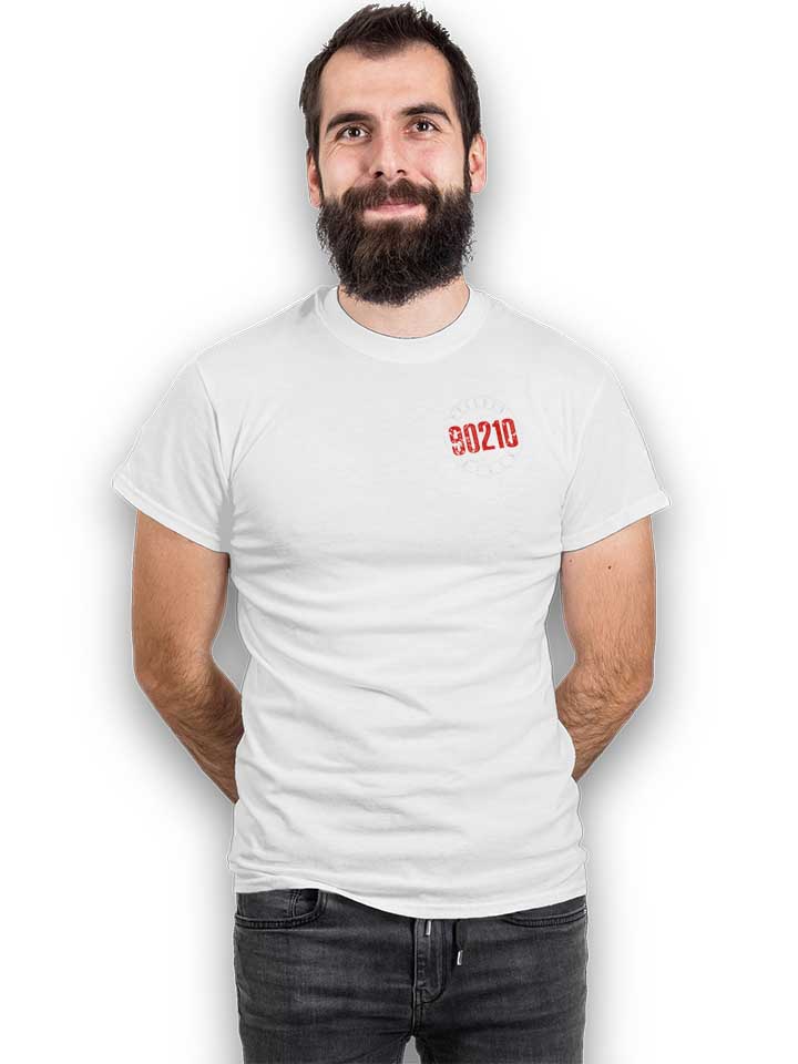 beverly-hills-90210-vintage-chest-print-t-shirt weiss 2