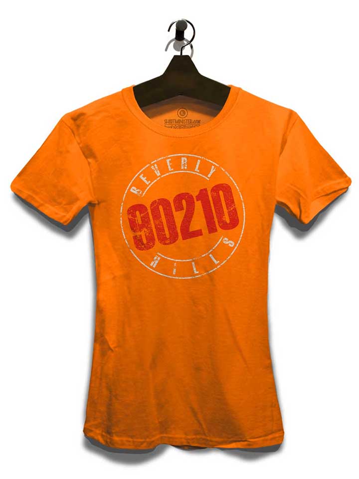 beverly-hills-90210-vintage-damen-t-shirt orange 3