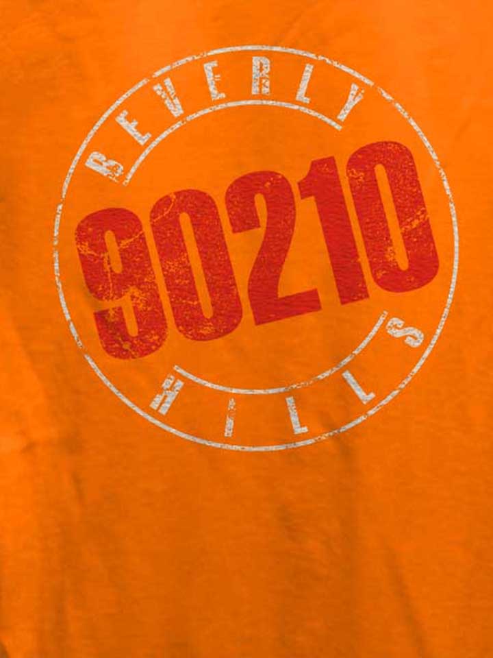 beverly-hills-90210-vintage-damen-t-shirt orange 4