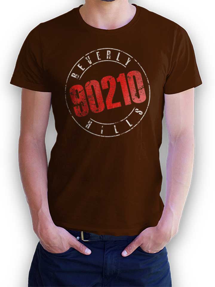 Beverly Hills 90210 Vintage T-Shirt marrone L