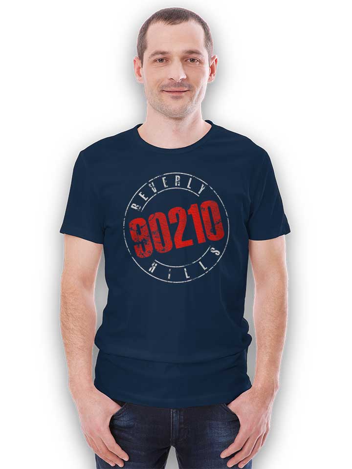 beverly-hills-90210-vintage-t-shirt dunkelblau 2