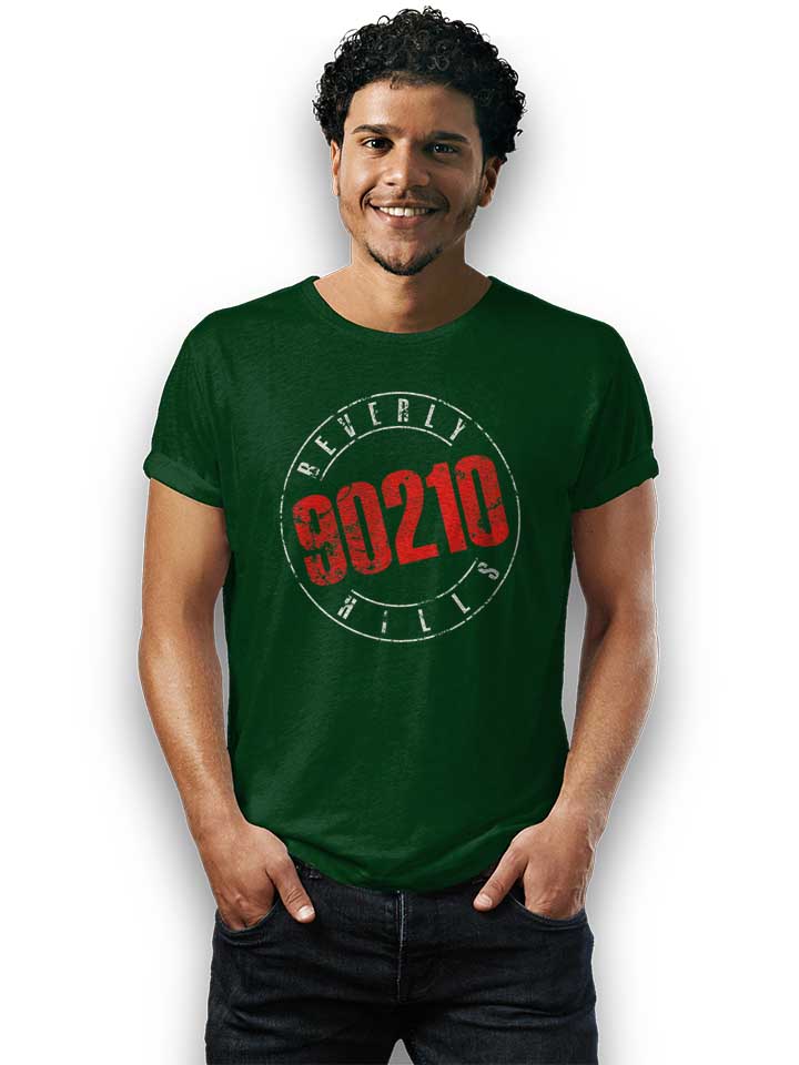 beverly-hills-90210-vintage-t-shirt dunkelgruen 2