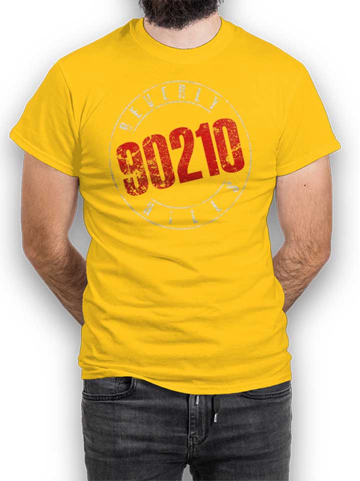 Beverly Hills 90210 Vintage T-Shirt giallo L