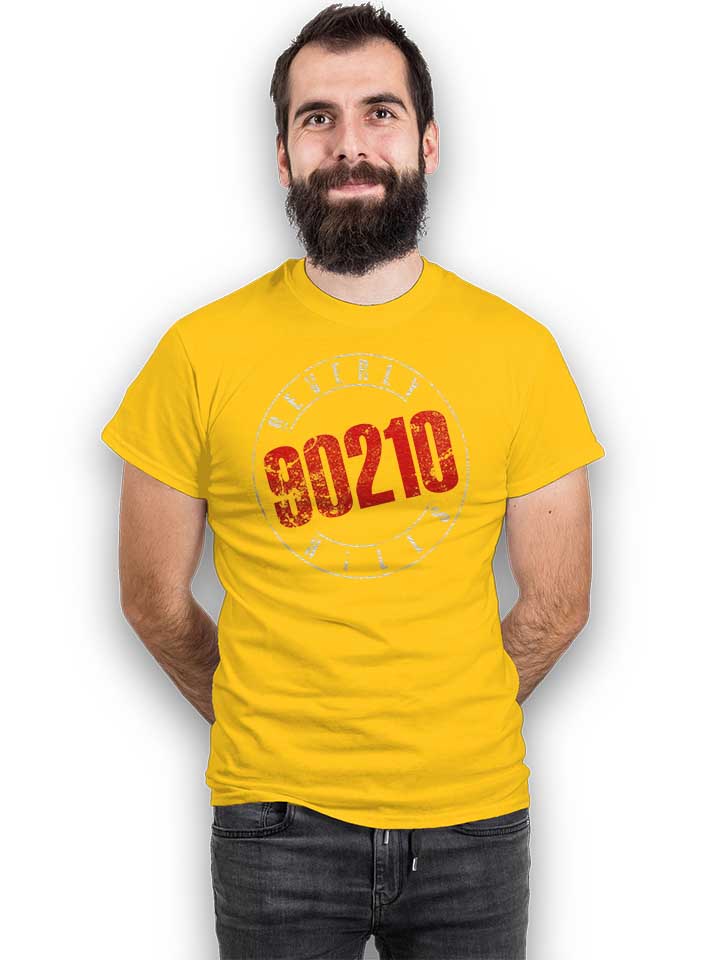 beverly-hills-90210-vintage-t-shirt gelb 2