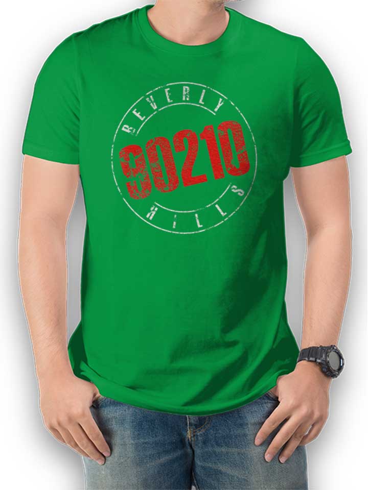 Beverly Hills 90210 Vintage Camiseta verde-green L