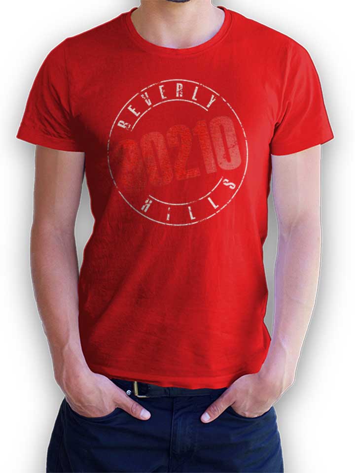 Beverly Hills 90210 Vintage T-Shirt rosso L