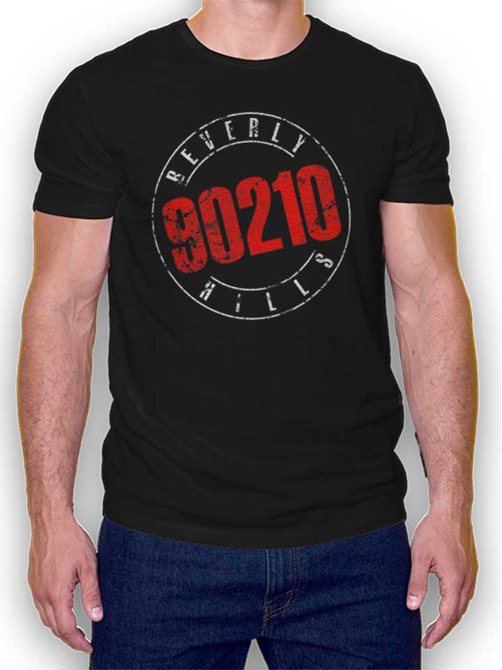 Beverly Hills 90210 Vintage T-Shirt schwarz L